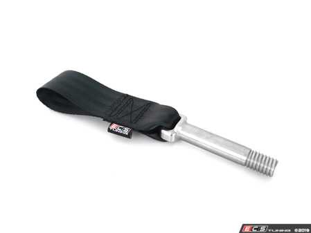 ES#3569429 - 023419ECS01-04 - B6 A4/S4 Race Tow Strap - Black - (NO LONGER AVAILABLE) - Look great on the track or street! - ECS - 