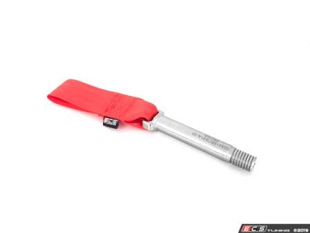 ES#3569430 - 023419ECS01-05 - B8 A4/S4 Race Tow Strap - Red - Look great on the track or street! - ECS - Audi