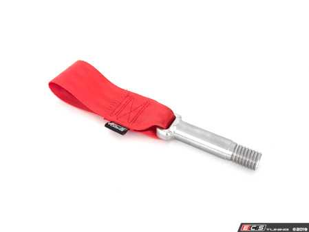 ES#3569432 - 023419ECS01-07 - B9 A4/S4 Race Tow Strap - Red - Look great on the track or street! - ECS - Audi