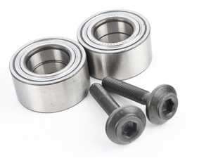 ES#3659721 - 4B0498625KT4 - Complete Wheel Bearing Kit - All-inclusive kit includes bearings, axle bolts, and securing hardware for all four corners of the vehicle - Genuine Volkswagen Audi - Audi
