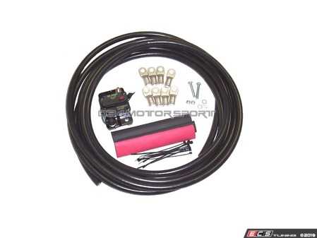 ES#4044445 - 034-7ZZ-0001 - Universal Battery Relocation Kit - Trunk Mount - (NO LONGER AVAILABLE) - Universal battery wiring re-location kit suited for Audi's. - 034Motorsport - 
