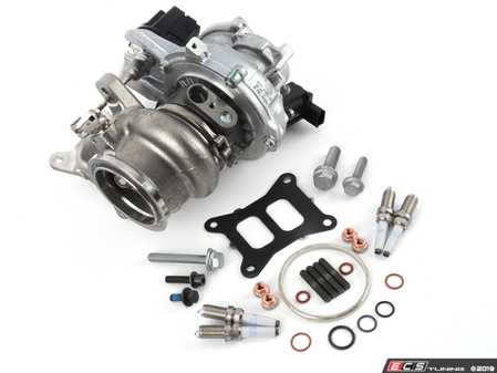 ES#4039572 - 06K145722HKT2 -  IS38 OEM+ Turbo Upgrade Kit - Includes ECS Golf R / S3 IS38 turbocharger and all required installation hardware. - Assembled By ECS - Audi Volkswagen