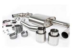 ES#4044468 - D660-0083 - Dinan Free Flow Axle Back Stainless Valved Exhaust - Polished Tips  F60/F54 S - Two tones exhaust that lets you hit a switch for a more aggressive sound - Dinan - MINI