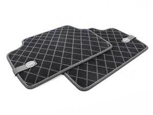 ES#2787405 - 51472358060 - Essentials Rear Carpet Factory Floor Mats Set Black - Priced As Set - Replace or upgrade to factory MINI mats - Genuine MINI - MINI