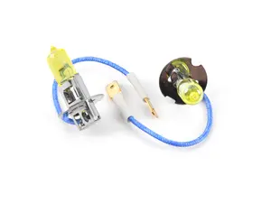  Pure Yellow H3 Halogen Bulb - Pair