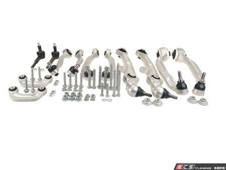 ES#4044656 - 1160500095/HD - Complete Heavy Duty Front Control Arm Kit - Includes all front control arms, end links, tie rod ends and hardware - Meyle HD - Audi