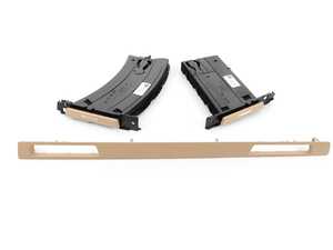 ES#4044499 - 51459173467KT -   Cup Holder Set - Beige  - Includes left and right cup holders and new dash trim - Genuine BMW - BMW