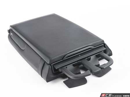 ES#2553624 - 3C8885875AB43U - Center Armrest - Black Leatherette - Replace your dirty or stained armrest with this fresh OE one - Genuine Volkswagen Audi - Volkswagen