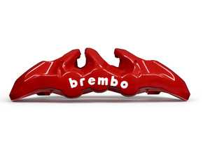 ES#4044720 - 1T08501A2K -  B9 RS5 Front Brembo B-M6 Caliper Upgrade - Red - Complete caliper upgrade including Brembos new B-M6 calipers, pads, brackets, and brake lines - Brembo - Audi