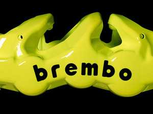 ES#4044725 - 1T08501A7K - B9 RS5 Front Brembo B-M6 Caliper Upgrade - Fluorescent Yellow - Complete caliper upgrade including Brembos new B-M6 calipers, pads, brackets, and brake lines - Brembo - Audi