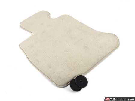 ES#3153445 - 51477230406 - Floor Mat Driver Side - Oyster Velour - Genuine BMW driver side replacement floor mat - Genuine BMW - BMW