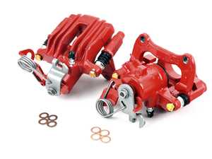 ES#3990788 - S2636 - Rear Brake Calipers - Pair - Restore braking performance with fresh new powdercoated parts - Power Stop - Audi Volkswagen