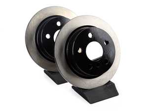 ES#3536429 - 125.34159KT - Centric Rear Brake Rotors - Pair 10.19" (259x10) - A premium rotor option for smooth braking and corrosion resistance - Centric - MINI