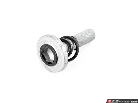 ES#2977358 - 31206866022 - Axle Bolt with Compression Spring - Rear - Secures the axle to the wheel hub - Genuine BMW - BMW