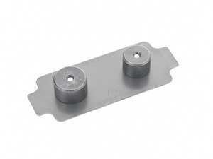 ES#1472654 - 98735108801 - Front Brake Pad Shim - Priced Each - Prevents brake squeal - Genuine Porsche - Porsche