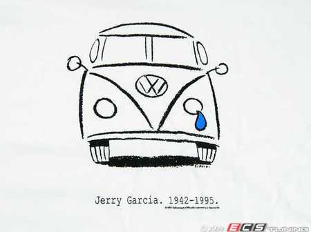 ES#1884200 - 22796xXL - White Crying Bus T-Shirt - 2XL - (NO LONGER AVAILABLE) - A walking tribute to the late Jerry Garcia - DriverGear - 