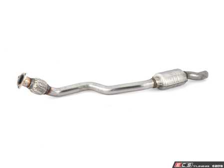 ES#2966866 - 4G0254352F - Exhaust Downpipe - Right - Connects the catalytic converter to the center exhaust muffler - Genuine Volkswagen Audi - Audi