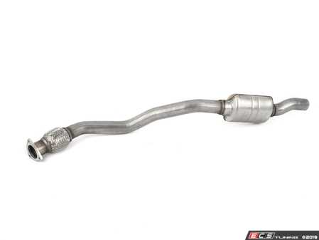 ES#2976003 - 4G0254300P - Exhaust Downpipe - Left - Connects the catalytic converter to the center exhaust muffler - Genuine Volkswagen Audi - Audi