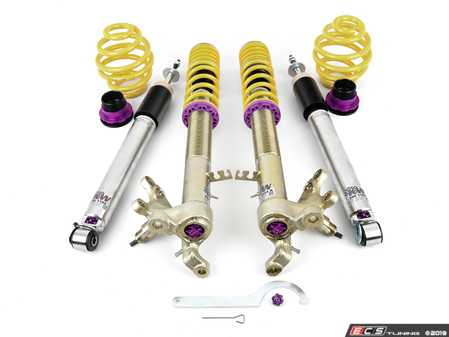 ES#3508266 - 352200BV - KW V3 Series Coilover System - The ultimate in coilover technology featuring double adjustable dampening. Includes new forged knuckles - no core charge. - KW Suspension - BMW