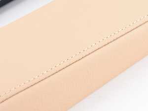 ES#86809 - 51168213884 - E39 Front Split Armrest Lid - Leather - Sandbeige Montana with phone cradle - Genuine BMW - BMW