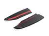 ES#4044452 - 024846ecs01KT1 - Audi B8.5 S4 / A4 S-Line Rear Bumper Side Splitters - Gloss Black - Spice up the exterior of your Audi with gloss black spats! - ECS - Audi