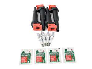 ES#3991665 - 12137575010isKT5 - High-Performance Ignition Service Kit - Includes Bavarian Autosport high performance coils, NGK plugs(stage colder), and dielectric grease - Assembled By ECS - MINI
