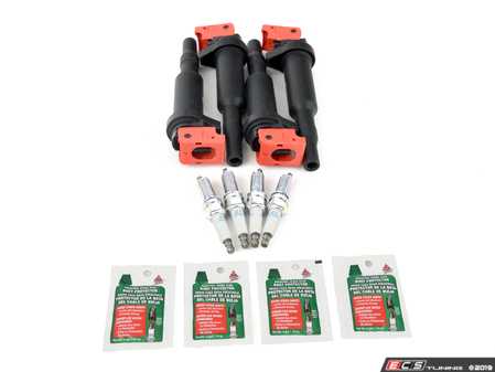 ES#3991665 - 12137575010isKT5 - High-Performance Ignition Service Kit - Includes Bavarian Autosport high performance coils, NGK plugs(stage colder), and dielectric grease - Assembled By ECS - MINI