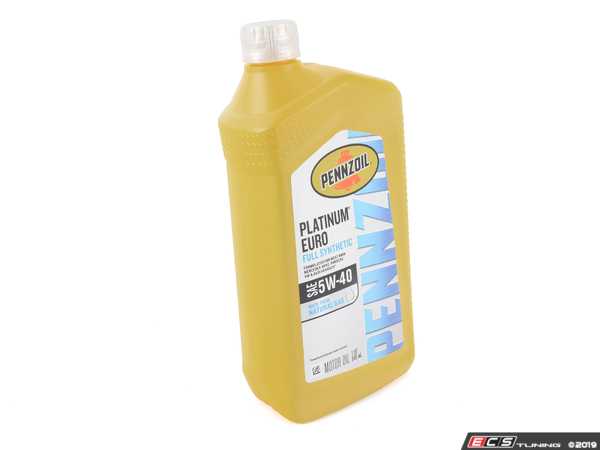 Pennzoil - 5W40KT - Pennzoil Platinum Euro Engine Oil (5w-40