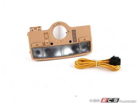 ES#1215 - W8DLKWW-T - W8 Dome Light Kit - Early Vin - Sunshine Beige - (NO LONGER AVAILABLE) - Includes plug & play harness for easy installation - Assembled By ECS - 