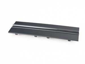 ES#3651310 - 8W6807287DRU6 - Front License Plate Bracket Filler Trim - Dark Chrome Matte - Covers the hardware provision for the front license plate bracket - Genuine Volkswagen Audi - Audi