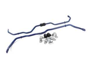 ES#3536880 - 72102 -  Performance Front & Rear Sway Bar Kit - Includes front adjustable (24mm) and rear (22mm) adjustable sway bars with required bushings - H&R - Audi