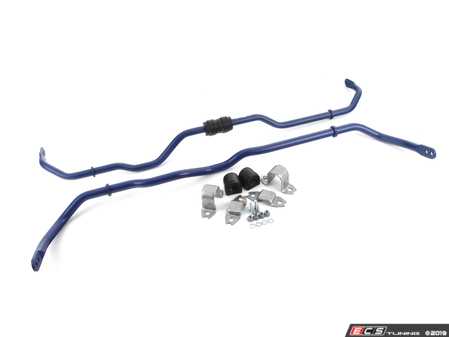 ES#3536880 - 72102 -  Performance Front & Rear Sway Bar Kit - Includes front adjustable (24mm) and rear (22mm) adjustable sway bars with required bushings - H&R - Audi