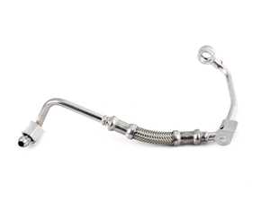 ES#3638768 - 078145777B - Oil Supply Line - Left - Connects the oil distributor to the turbocharger - Original Equipment Supplier - Audi