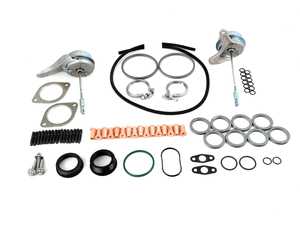 ES#4044968 - 11657585746KT -  N54 Turbocharger wastegate Kit - Front And Rear - This kit includes front and rear waste gate actuators for a cost effective way to fix failed wastegates - Assembled By ECS - BMW