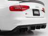 ES#4147363 - 028807ecs01KT - Audi B8.5 S4 / A4 S-Line Rear Diffuser - Gloss Black - Add some aggressive styling to your Audi! - ECS - Audi