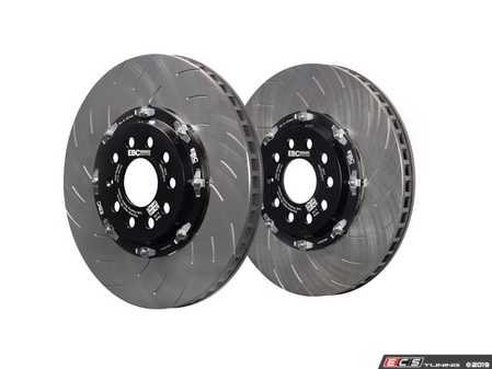 ES#4045706 - SG2FC1877 - Two-Piece Fully Floating Rotor - Pair (340x30) - Ideal for regular track-goers and cars boasting high level of tunes. - EBC - Audi Volkswagen