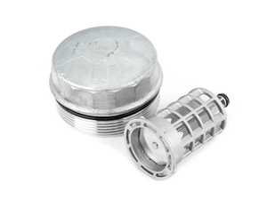 ES#4017789 - 11427525334PRM - Oil Filter Cap - Aluminum Upgrade  - Includes sealing o-ring - URO Premium - BMW