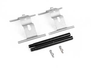 ES#4027509 - 99635195911 - Front Brake Pad Hardware Kit - Easy install, includes pair of pins, expanding springs, and securing clips - URO - Porsche