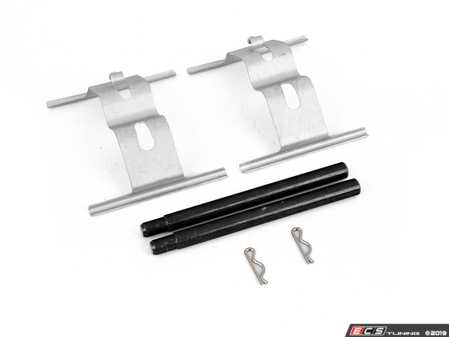 ES#4027509 - 99635195911 - Front Brake Pad Hardware Kit - Easy install, includes pair of pins, expanding springs, and securing clips - URO - Porsche