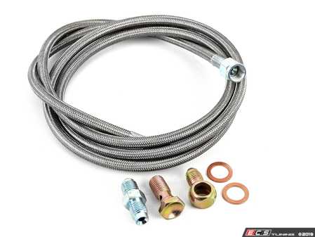 ES#4045484 - OBPSUB001 - Stainless Steel Braided Reservoir Feed Pipe - OBP - 