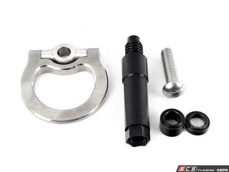 ES#3552483 - E19238991 - Rennline Rev2 Folding Tow Hook - Front - Add race-inspired looks and functionality to your Porsche - Rennline - Porsche