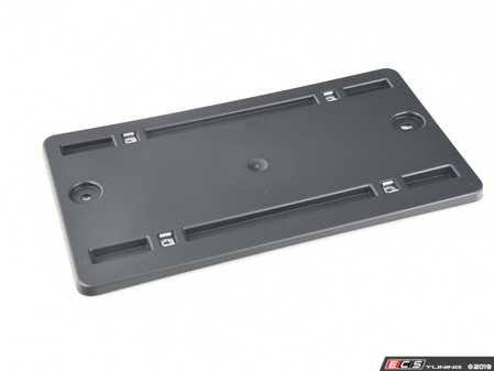 ES#3212811 - 80A827113A9B9 - License Plate Bracket - Rear  - Plate fly off on the highway? Time to replace your bracket - Genuine Volkswagen Audi - Audi