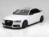 ES#4045736 - 024716ecs02KT - Audi B8/B8.5 A4/S4 Flat Side Skirts - Gloss Black - Enhance your side profile with an aggressive look! - ECS - Audi