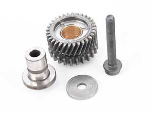 ES#3981198 - 06h103488m2KT - Intermediate Shaft Drive Sprocket Repair Kit - Includes intermediate shaft, washer, sprocket, and bolt - Assembled By ECS - Volkswagen