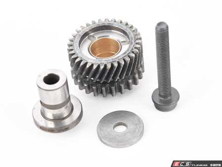 ES#3981198 - 06h103488m2KT - Intermediate Shaft Drive Sprocket Repair Kit - Includes intermediate shaft, washer, sprocket, and bolt - Assembled By ECS - Volkswagen