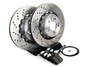 ES#3448774 - 34212284989KT3 - Rear Performance Brake Service Kit - Includes brand new Genuine BMW rotors with Hawk HPS 5.0 brake pads. - Assembled By ECS - BMW
