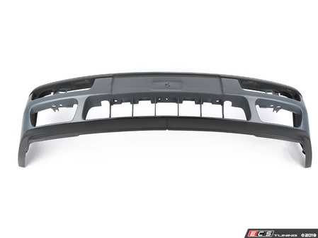 ES#2190305 - 953807-2 - European Front Bumper Cover - With Molded Lip - Textured top bumper partially primed, ready for paint. - Bremmen Parts - Volkswagen