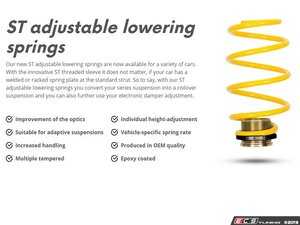 ES#4045803 - 27320063 - ST Adjustable Lowering Springs  - Height Adjustable Spring kits are a great alternative to conventional springs - Suspension Techniques - BMW