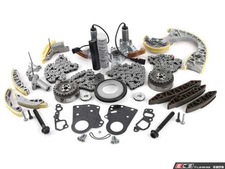 ES#3438264 - 079109229KT32 - Complete Timing Chain Kit - ultimate  - Everything need to get the job done including the upgraded RS4 metal guide rail! - Assembled By ECS - Audi