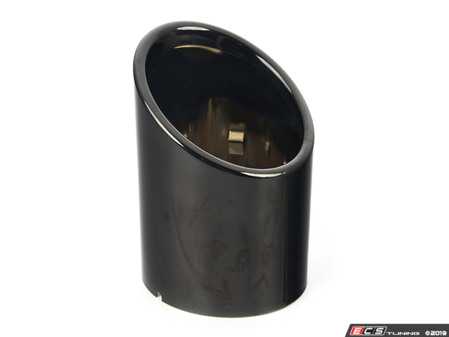 ES#4045620 - 18308058651 - Slip On Exhaust Tip - Black Chrome - Priced Each - Genuine BMW - BMW